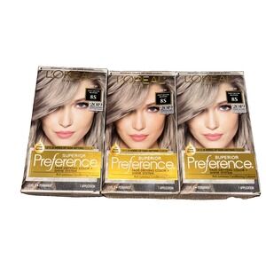 L'Oréal Paris Superior Preference Fade-Defying Shine Permanent 8s  3 Packs
